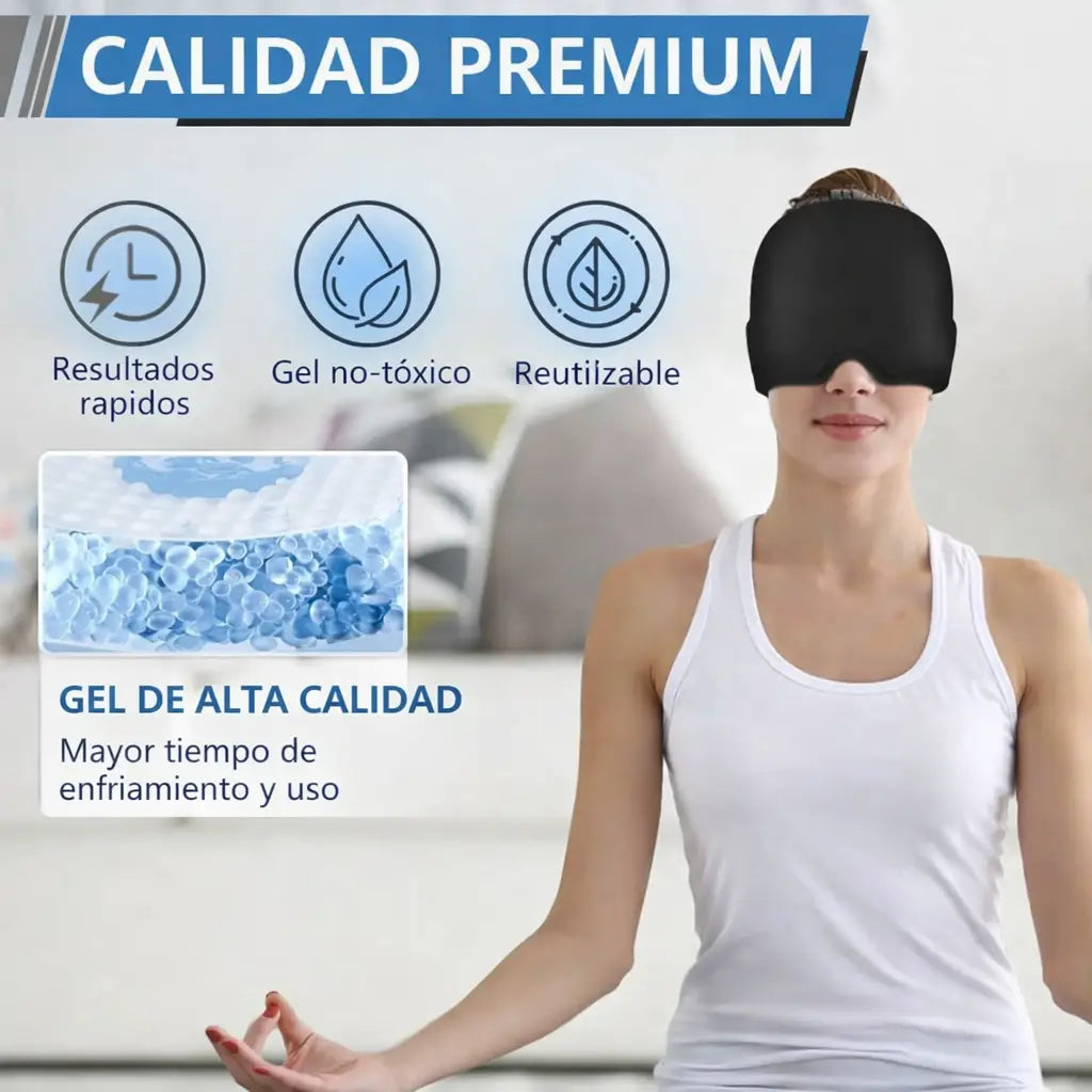 CalmCap™ Alivio frío inmediato para migraña y dolor de cabeza
